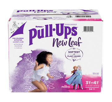 Image du produit Pull-Ups - New Leaf sous-vêtements d'entrainement 3T-4T, 54 unités