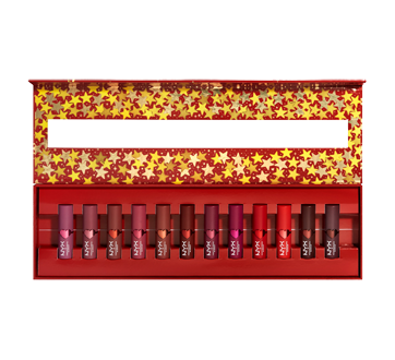 Image 5 du produit NYX Professional Makeup - Gimme Super Stars! palette de rouges à lèvres mats, 12 unités