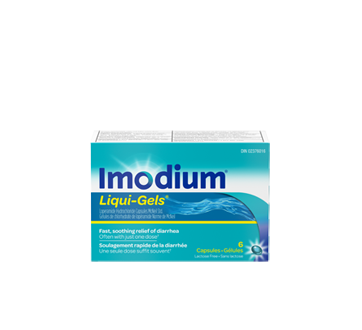 Image du produit Imodium - Liqui-Gels, 6 unités