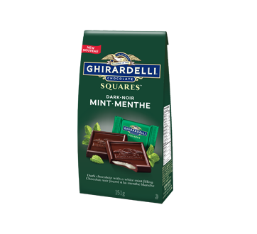 Image du produit Ghirardelli - Sac de chocolat noir menthe, 151 g