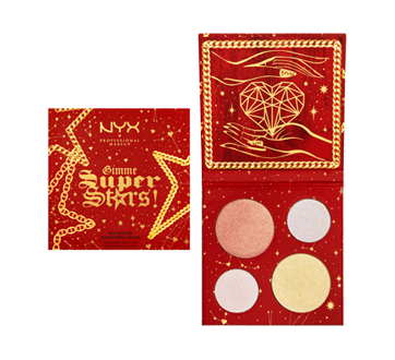 Image 2 du produit NYX Professional Makeup - Gimme Super Stars! quatuor d'illuminateurs, 1 unité, Moon Metals