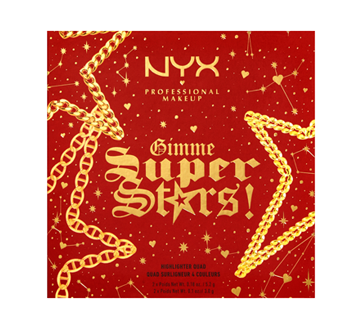 Image 3 du produit NYX Professional Makeup - Gimme Super Stars! quatuor d'illuminateurs, 1 unité, Moon Metals