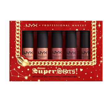 Gimme Super Stars! palette rouges à lèvres doux et mats, 5 unités