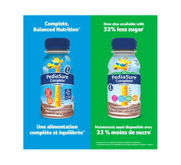 Image 3 du produit PediaSure - Complete supplément nutritionnel réduit en sucre, chocolat, 4 x 235 ml