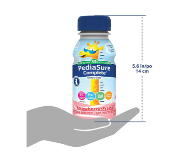 Image 8 du produit PediaSure - Complete supplément nutritionnel réduit en sucre, fraise, 4 x 235 ml