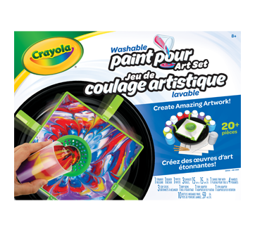 Image du produit Crayola - Jeu de coulage artistique lavable, 1 unité