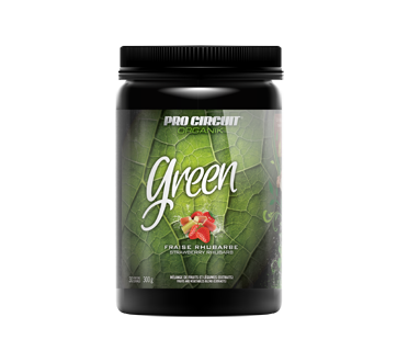 Image du produit Pro Circuit Organik - Green mélange d'extraits de fruits et légumes, 300 g, fraise-rhubarbe