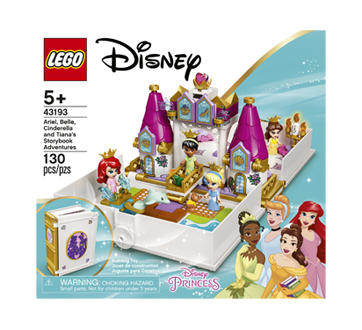 Image du produit Lego - Le livre d'aventures d'Ariel, Belle, Cendrillon et Tiana, 1 unité