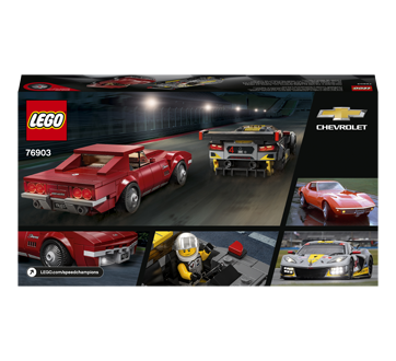 Image du produit Lego - Voiture de course Chevrolet Corvette C8.R et Chevrolet Corvette 1968, 1 unité