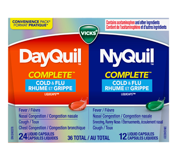 Image du produit Vicks - DayQuil et NyQuil Complete rhume et grippe