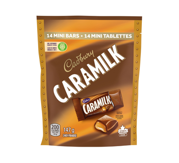 Mini barres de chocolat, 147 g