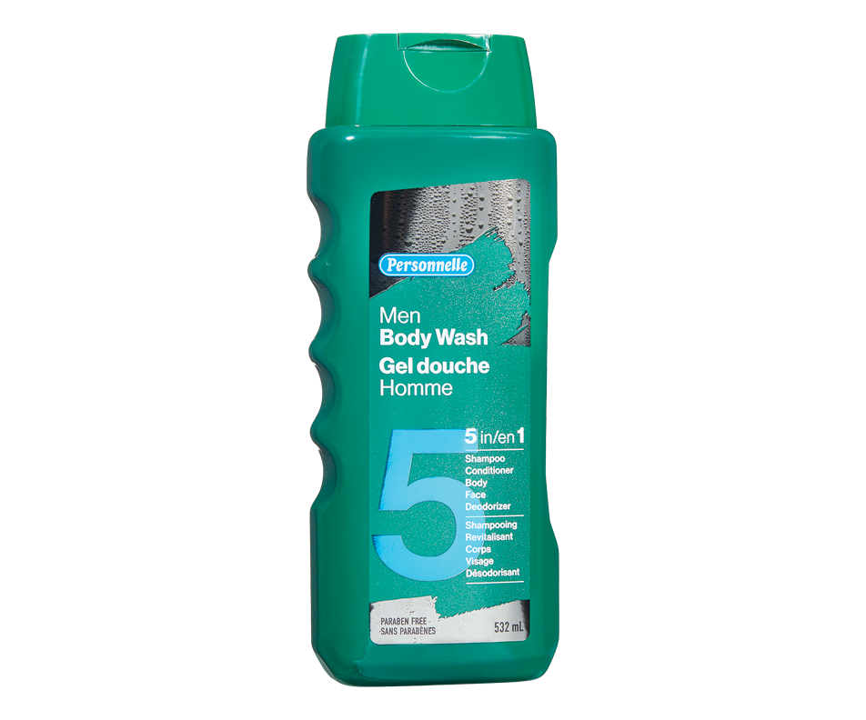 Gel douche 5en1 pour homme, 532 ml Personnelle Gel douche et