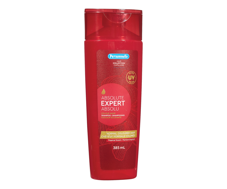 Absolute Expert shampoing couleur éclatante, parfum tropical, 385 ml
