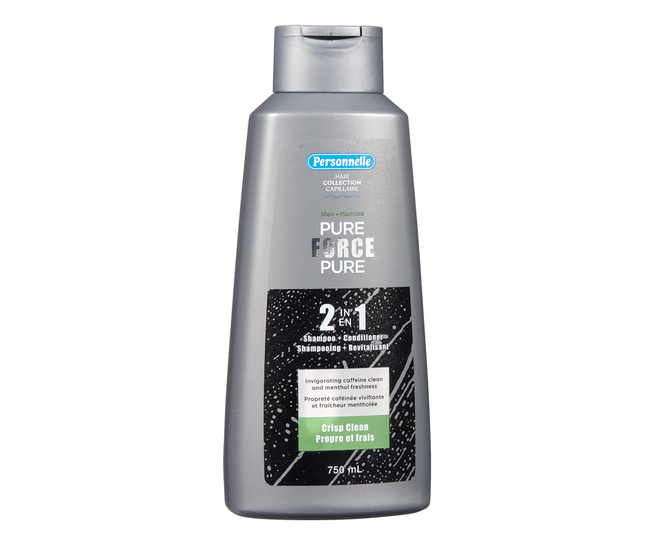 Pure Force shampoing + revitalisant 2 en 1, 750 ml Personnelle Shampooing Jean Coutu