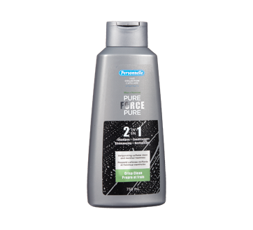 Pure Force shampoing + revitalisant  2 en 1, 750 ml
