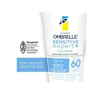 Image 2 du produit Ombrelle - Sensitive Expert+ écran solaire pour le visage pour peaux sensibles, 90 ml, FPS 60