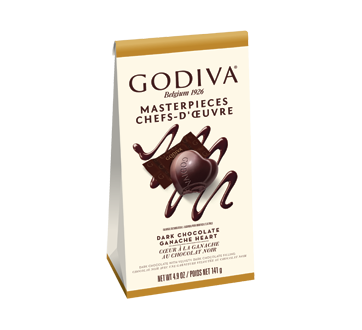 Chefs-d'&oelig;uvre c&oelig;ur à la ganache au chocolat noir, 141 g