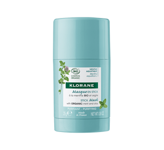 Masque en stick à la menthe bio et argile, 25 g