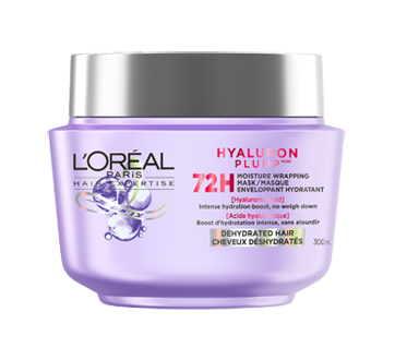 Image du produit L'Oréal Paris - Hair Expertise Hyaluron Plump masque enveloppant hydratant pour cheveux déshydratés, 300 ml