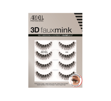 Image 2 du produit Ardell - Mink 3D faux-cils, 4 unités, # 858