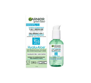 Green Labs Hyalu-Aloe gel sérum 3-en-1 super hydratant, 72 ml, peaux normales à mixtes
