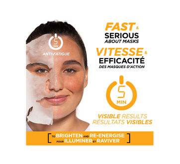 Image 2 du produit Garnier - Green Labs sérum masque en Tissu avec Vitamine C + ananas, 14 ml, peau terne et fatiguée