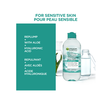Image 2 du produit Garnier - SkinActive eau micellaire démaquillante tout-en-un, 400 ml, peaux normales à sensibles