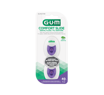 Comfort Slide fil dentaire, 2 x 40 m, menthe
