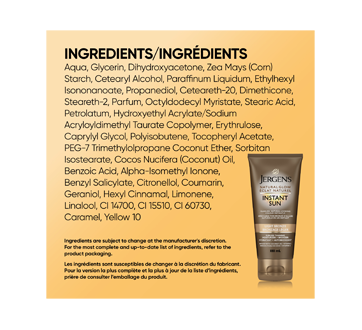 Image 7 du produit Jergens - Éclat Naturel Instant Sun hydratant et autobronzant, 180 ml, bronzage léger
