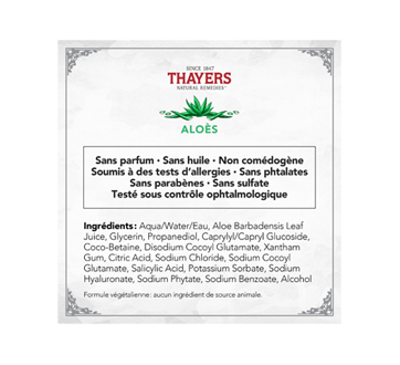 Image 5 du produit Thayers - Nettoyant quotidien au pH équilibrant, 237 ml