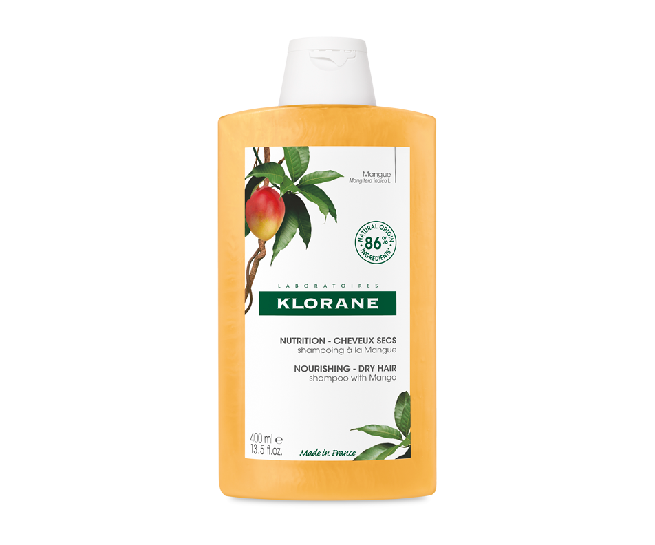 Shampooing nutrition à la mangue pour cheveux secs, 400 ml Klorane Sec Jean Coutu