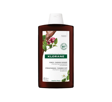 Shampooing fortifiant force et cheveux fatigués pour à la quinine et edelweiss bio, 400 ml