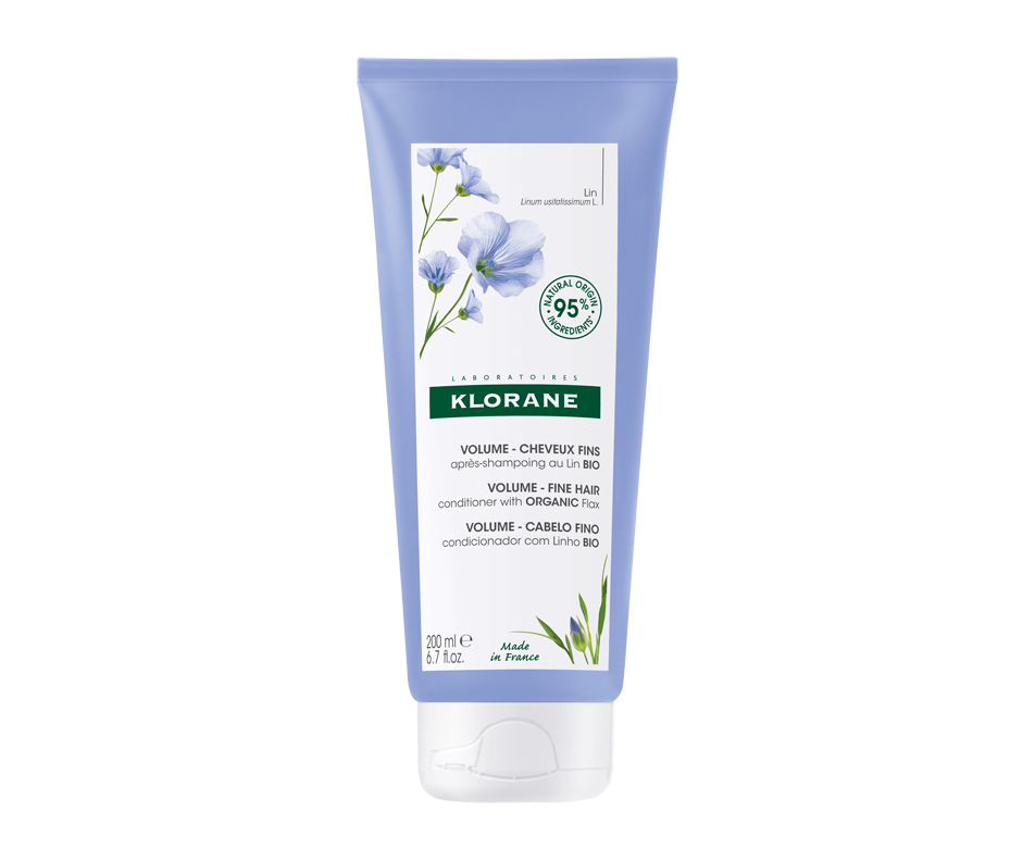 Aprèsshampooing volume pour cheveux fins pour au lin bio, 200 ml