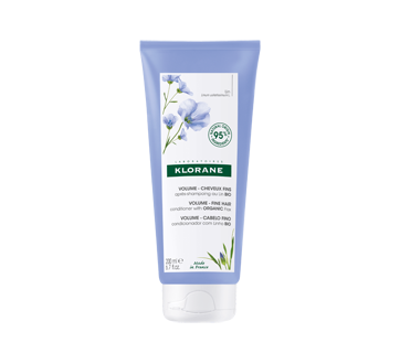 Après-shampooing volume pour cheveux fins pour au lin bio, 200 ml
