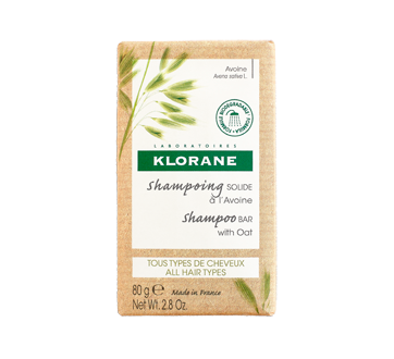 Image 3 du produit Klorane - Shampooing solide à l'avoine pour tous types de cheveux, 80 g