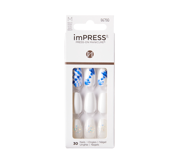 imPRESS Press-On Manicure ongles courts, 1 unité, Riviera Paradise