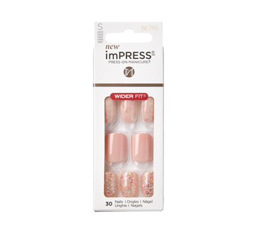 Image 1 du produit Kiss - imPRESS Press-On Manicure ongles larges, 30 unités, Just a Dream