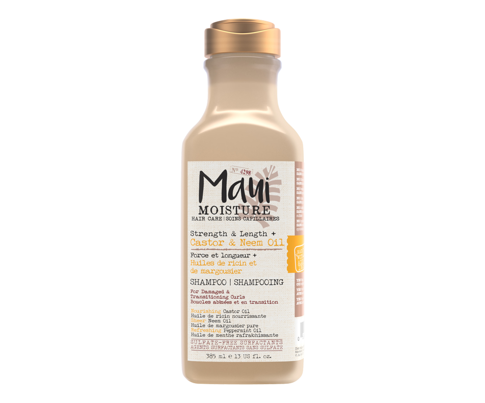 Moisture shampooing force et longueur avec huiles de ricin et de