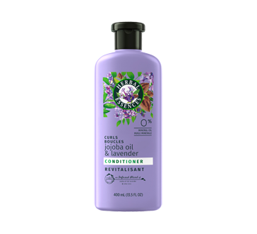 Revitalisant pour cheveux bouclés, 400 ml, huile de jojoba et lavande