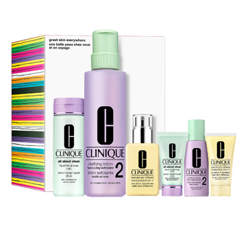 Une belle peau chez vous et en voyage coffret pour la peau sec, 6 unités