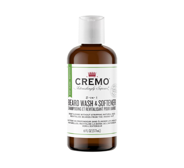 Shampooing et revitalisant pour barbe 2-en-1 au parfum mentholé, 177 ml