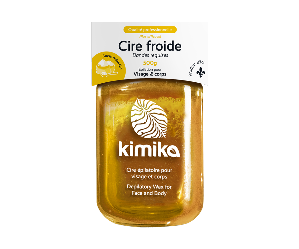 Cire épilatoire froide au sucre, 500 g – Kimika : Épilation à la cire