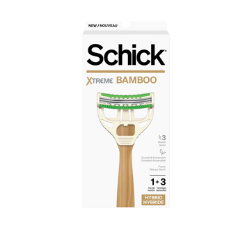 Image 1 du produit Schick - Xtreme Bamboo rasoir jetable hybride, 1 unité
