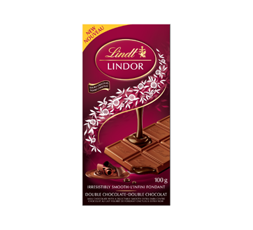 Lindor barre double chocolat, 100 g