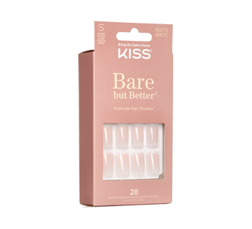 Image 2 du produit Kiss - Bare But Butter ongles courts, 28 unités, Nudies