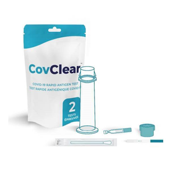 Image du produit CovClear - Tests d'auto dépistage antigène COVID-19 réponse rapide, 2 unités