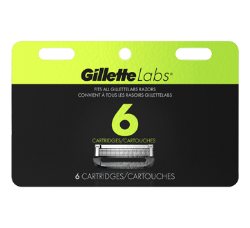 GilletteLabs cartouches de rechange de rasoir, 6 unités