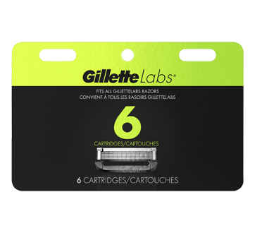 GilletteLabs cartouches de rechange de rasoir, 6 unités