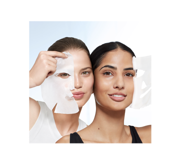 Image 3 du produit Garnier - Green Labs Moisture Bomb masque en tissu avec acide hyaluronique + vitamine C, 28 g, peau terne et inégale