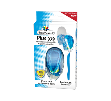 Protecteur de brosse à dents avec support mural Stéri Zone, 1 unité, Bleu  océan – BrushGuard Plus : Produit soin dentaire